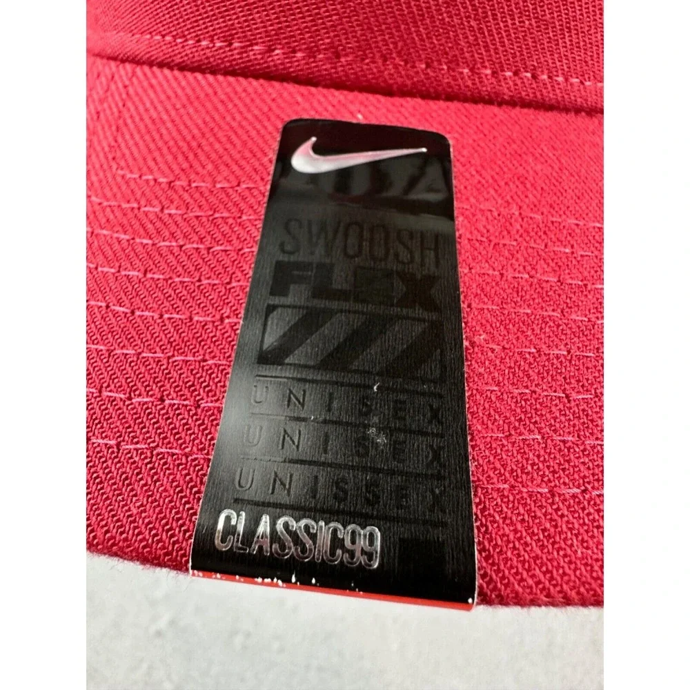 NEW! Nike NCAA Stanford Cardinal Swoosh Flex Fit‎ Red Classic99 Hat